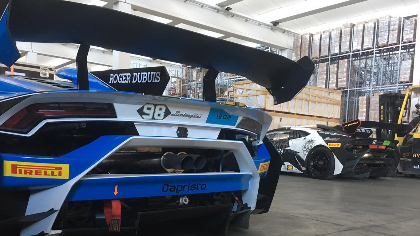 Lamborghini containers returned from the Middle East